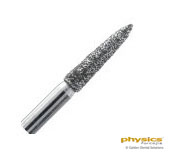 Dental Products - Dental Bur G-702 - Short Flamed Shaped Diamond Bur