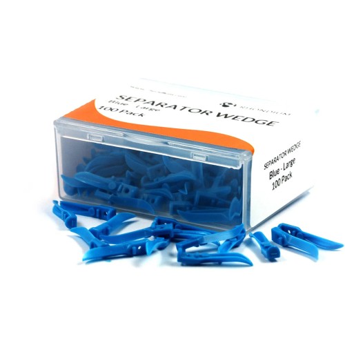 Rhondium Separator Wedge - Extra Large - Blue - 100 Pack