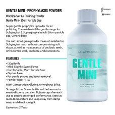 Air Polisher Prophylaxis Powder - Gentle Mini: 120g/bottle (glycine) - Qty 4 Bottles