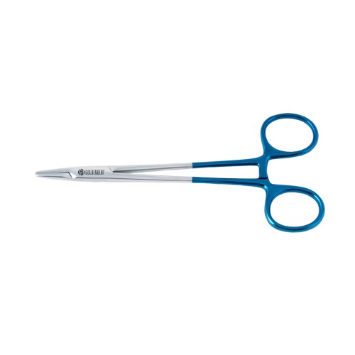 Blue Titanium Handle Needle Holder