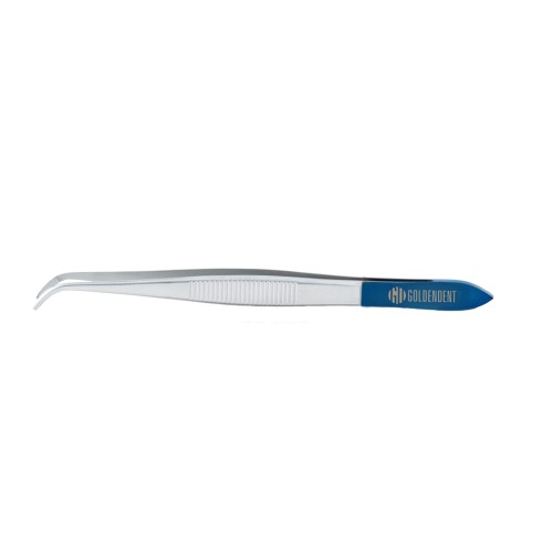 Blue Titanium Handle Non-Serrated Tissue Membrane Forceps