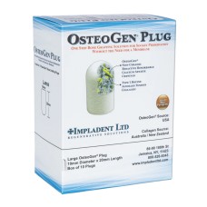 OsteoGen Plug Bone Graft for Socket Preservation - Large Size 10x20mm - (Pack of 25)