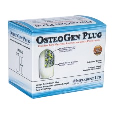 OsteoGen Plug Bone Graft for Socket Preservation - Large Size 10x20mm - (Pack of 25)