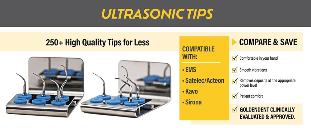 Ultrasonic Tip product scaler polisher Banner